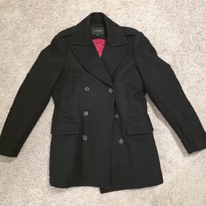 Calvin Klein Elegant Black Peacoat for Women